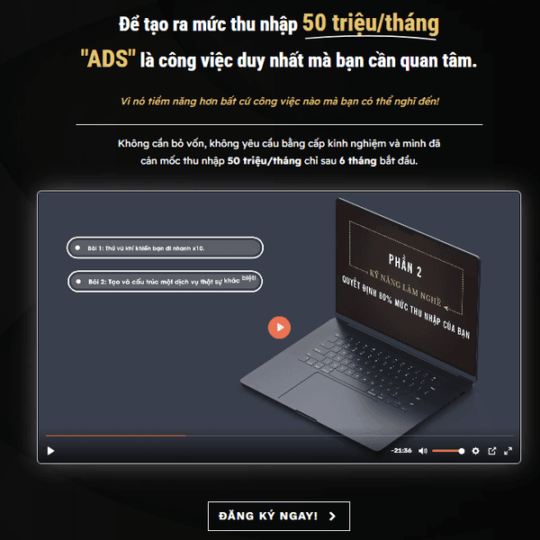 Khóa học làm quảng cáo trên Facebook